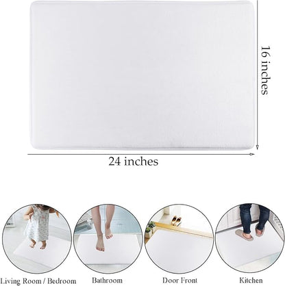 LB Black Marble Bath Mat Funny Gold Get Naked Area Rug for Bathroom Luxury Geomtric Doormat Non Slip Memory Foam Super Absorbent Floor Mats,24x16 Inch