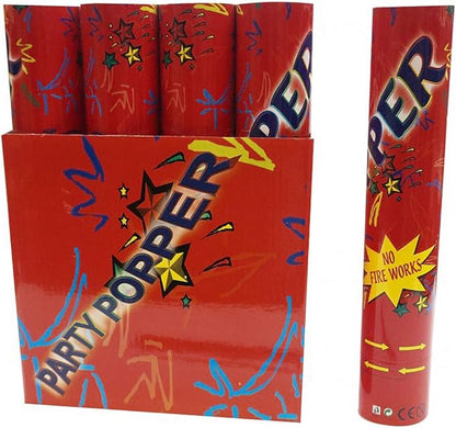 Party Popper - Confetti Cannon 11 Inch Air Compressed (1/pkg) Pkg/96