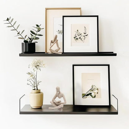 Reading Thinker Statue, Sculptures Abstract Art Ornament, Modern Aesthetic Figurine Decoration Set of 2 Status for Home Living Room Bedroom Office Shelf Table Desk Bookshelf Decor (Sandstone)