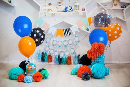 Treasures Gifted Matte Royal Blue Balloons 72 Pack - Premium Navy Blue Balloons - 12 Inch Latex Party Decorations - Party Supplies - Globos Azul