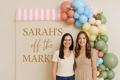 Green Pink Yellow Blue Balloon Arch Garland Kit for Fresh Off the Market Bachelorette Bridal Shower Locally Grown Baby Shower Farmers Market Party Decorations