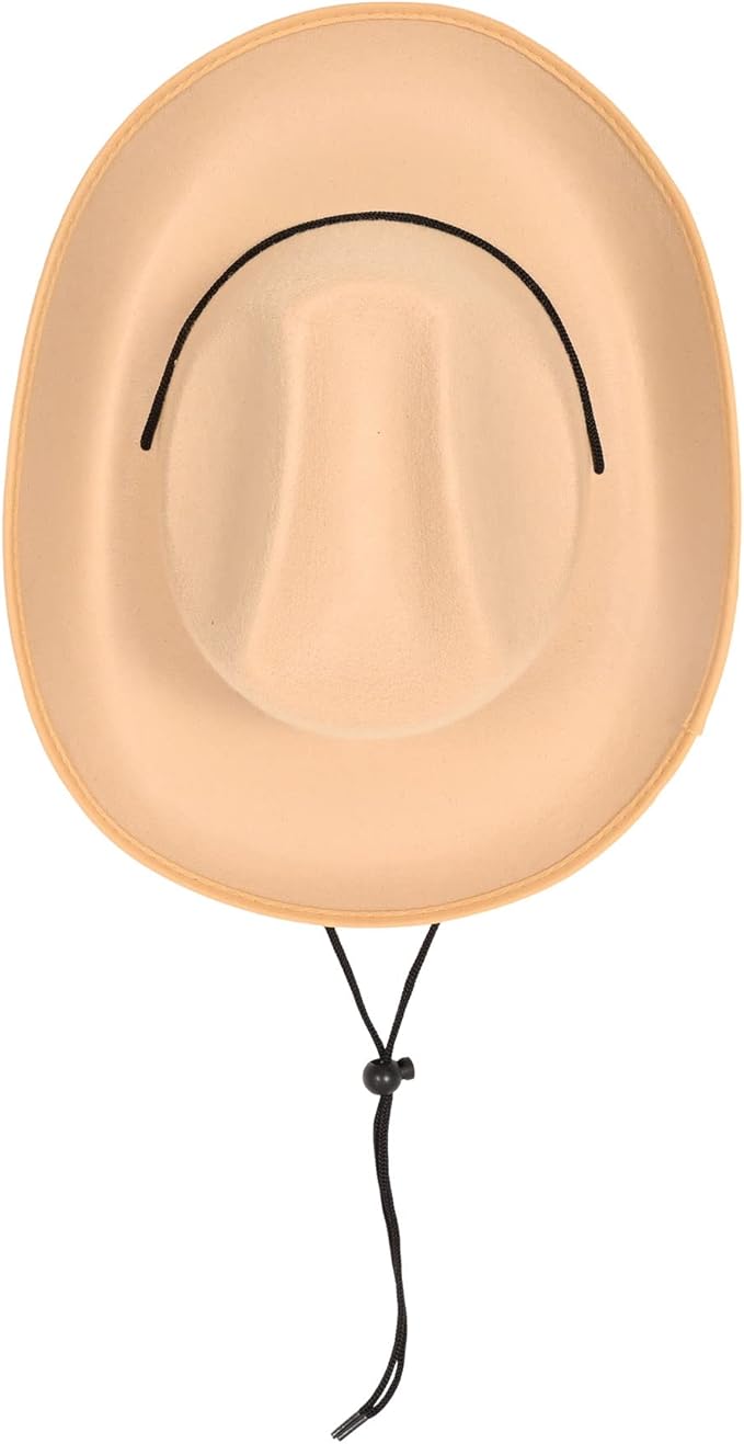 Beistle Felt Cowboy Hats – Western Headwear Birthday, Photo Booth & Halloween Costume Accessories