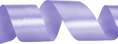 YASEO 1 1/2 Inch Violet Solid Satin Ribbon, 50 Yards Craft Fabric Ribbon for Gift Wrapping Floral Bouquets Wedding Party Decoration
