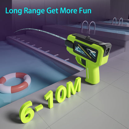 Alcohol Shooter Shot Glass for Party with Funnel and Games Manual, 4 oz Beverage Shot Gun, Long Range 16 ft Stream for Bachelor Party, White Elephant Gifts(Green)