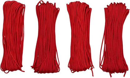 Paracord Planet Solid Color 550lb Paracord – 7 Strand Type III Nylon Cord for Indoor and Outdoor Tasks – Scarlet Red (50 ft)