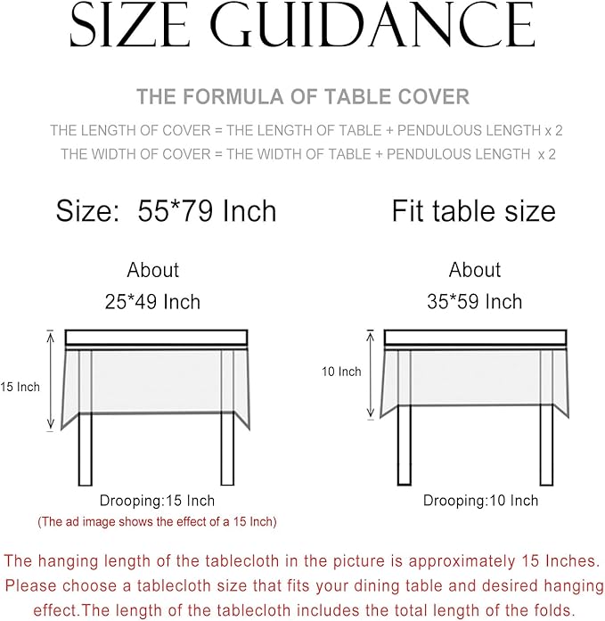 patdrea Designer Vintage Blue Rectangle Tablecloth,Linen Anti-Wrinkle Paisley Pattern Farmhouse Table Cloth,Decor Table Cover Cloth for Kitchen Dining,Christmas,Thanksgiving,55"x79"-Lantang a