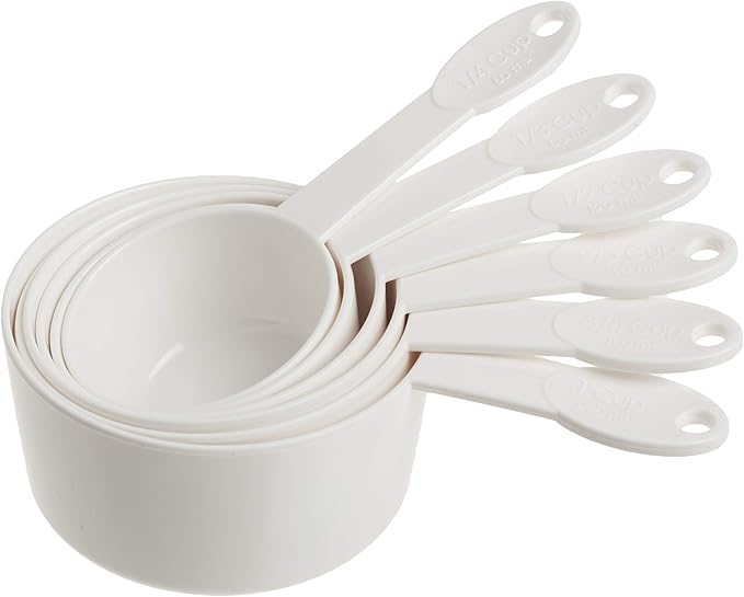 Prepworks by Progressive Measuring Cups, White - Set of 6