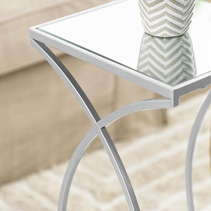Glitzhome Nesting Side Tables, Coffee Tables Decorative Accent Tables