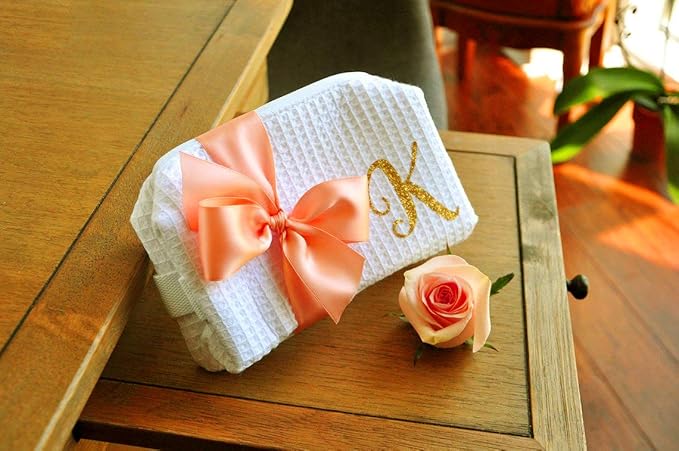 ITIsparkle 1" Inch Double Faced Satin Ribbon 50 Yards-Roll Set for Gift Wrapping Scrap Books Party Favor Hair Braids Baby Shower Decoration Floral Arrangement Craft Supplies, Peach Ribbon