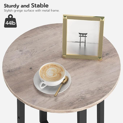 HOOBRO Side Table, Round End Accent Table