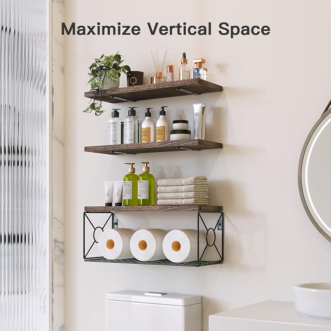 Amada Bathroom Shelves Over Toilet