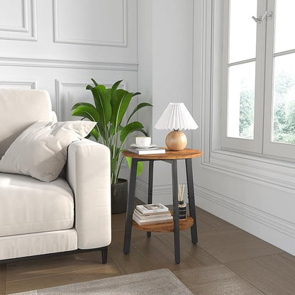 sthmec Side Table, Small Round End Table
