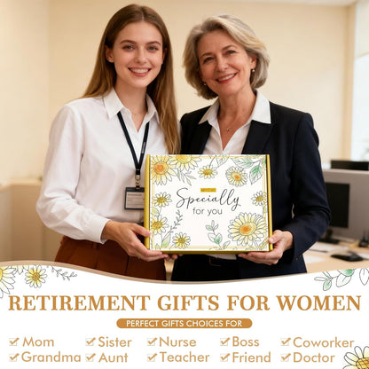 Happy Retirement Gift for Woman 2025, Best Cool Retirement Gifts for Women Coworker, Funny Retired Gifts Idea for Retiree Women Teacher Nurse Boss Friend Mom Grandma, Farewell Leaving Going Away Gift