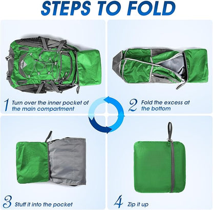 IGOLUMON Hiking Backpack 40L Packable Lightweight Camping Backpack Men Women Waterproof Hiking Daypack Outdoor Travel Daypack