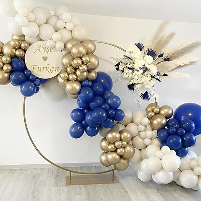 110pcs Navy Blue Balloons 12inch Dark Blue Latex Party Balloons for Graduation, Wedding, Birthday, Baby Shower, Gender Reveal, Anniversary Party Decorations