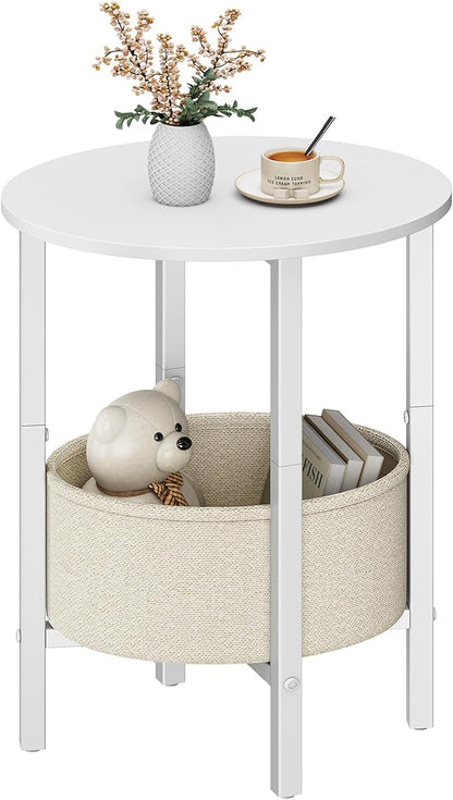 Vagusicc Round Side Table End Table