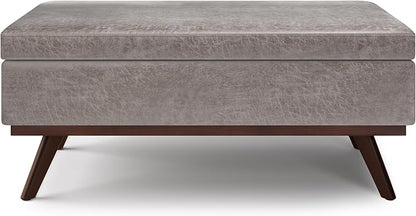 SIMPLIHOME Owen Lift Top Coffee Table Storage Ottoman