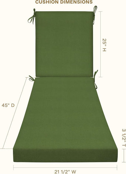 Honeycomb Outdoor Chaise Lounge Cushion