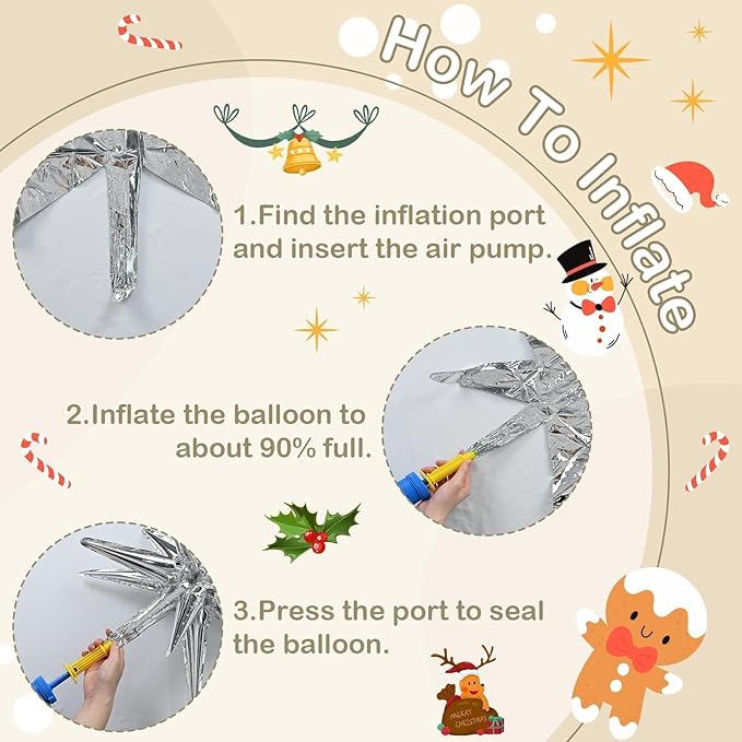 Gold and Silver Balloons, Gold Silver White Metallic Balloons with Explosion Star Nye Helium Mylar Foil Balloon Kit for Wedding Birthday Bridal Baby Shower Engagement Anniversary Party Decorations
