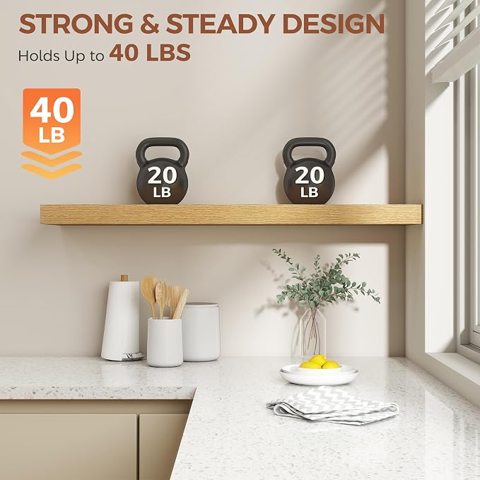 Dreamland 40 Inch Floating Shelves