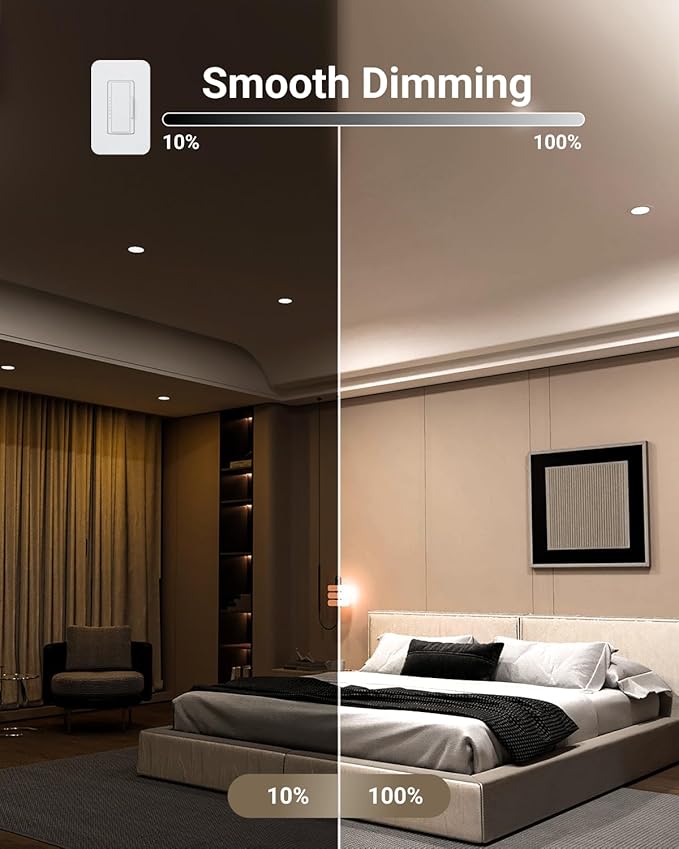 Sunco 12 Pack 4 Inch LED Recessed Lights, Slim Canless Ceiling Lighting, 700 LM, 10W (60W Equivalent), 6000K Daylight Deluxe, Dimmable, Wafer Thin, Ultra Thin with Junction Box ETL