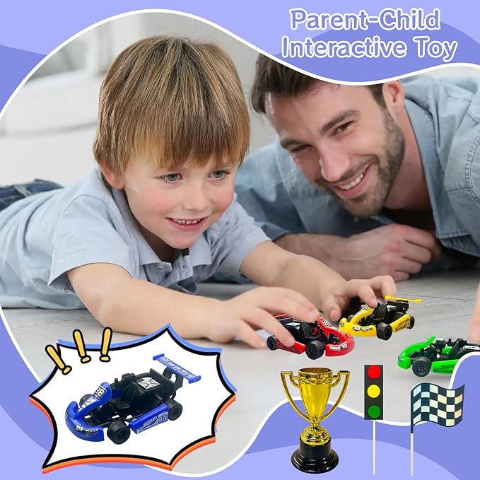 MEMOVAN Racing Car Cake Decorations 23pcs Racing Car Cake Topper Birthday Cake Decoration for Boy's Kids Racing Car Theme Birthday Supplies Party Favors