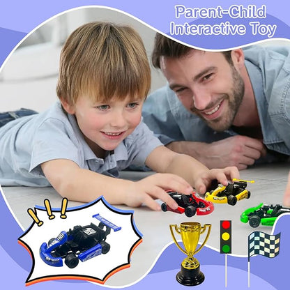 MEMOVAN Racing Car Cake Decorations 23pcs Racing Car Cake Topper Birthday Cake Decoration for Boy's Kids Racing Car Theme Birthday Supplies Party Favors