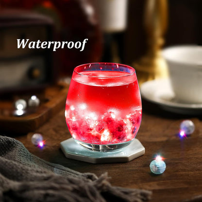ZGWJ 50PCs Mini Led Lights for Paper Lantern, Red Led Balloons Light up Balloons for Neon Party Lights Easter Eggs Christmas Halloween Birthday Party Wedding Decoration