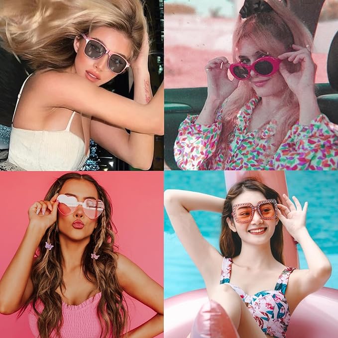 SUNOVELTIES 12 Mixed Style Sunglasses Classic Retro Party Favors Eyewear Costume Accessories Bulk Glasses for Unisex Adult