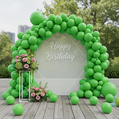 Patimate Green Balloons 100 Pack 12 Inch Green Latex Balloons for Birthday Wedding Christmas Graduation Safari Themed Baby Shower Party Decorations