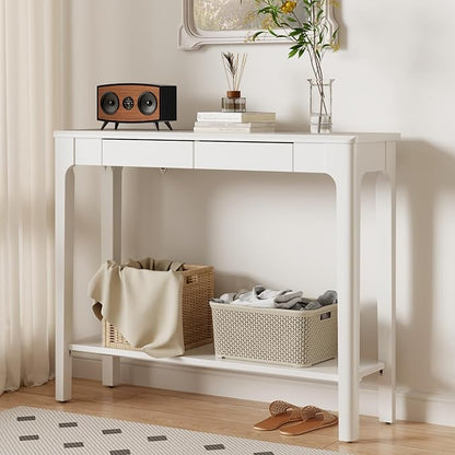 AQIMUELE Wood Console Table
