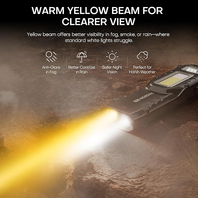 EDC Tactical Flashlight, Flat Flashlights Rechargeable,Dual-Switches LED Small Flashlight with Digital Display,Stainless Steel 8 Modes Pocket Flash Light for Home, Camping,and Emergency Use