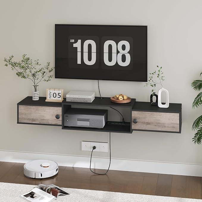 HOOBRO 55" Floating TV Stand