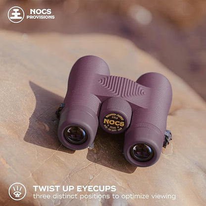 Nocs Provisions Field Issue Compact 10x32 Waterproof Binoculars, Shockproof, Fogproof, 10X Magnification, Bak4 Prism, Multi-Coated Lenses for Adults & Kids, Bird Watching, Hunting & Wildlife Viewing