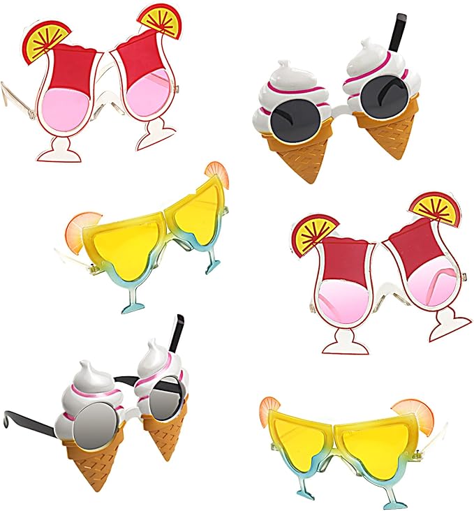 musykrafties Photo Booth Props Sunglasses Set
