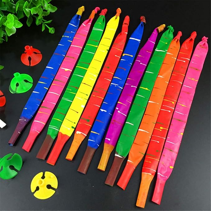 Xbling Long Balloons For Balloon Animals Twisting Balloons - 100pcs Balloon Animal Kit 260q Balloons Magic Balloons for Birthday Party Decorations