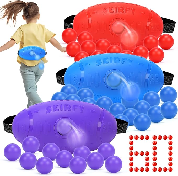 3 Pack Valentine's Shaking Swing Balls Set for Kids Adults, Outdoors Indoors Birthday Games Toy with 60 Balls, Carnival Bachelorette Party Games for Boys and Girls, Lawn Minute to Win It for Kid