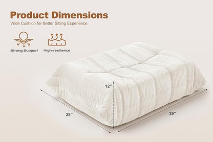 Bean Bag Pouf Ottoman, Foot Stool, Foot Rest