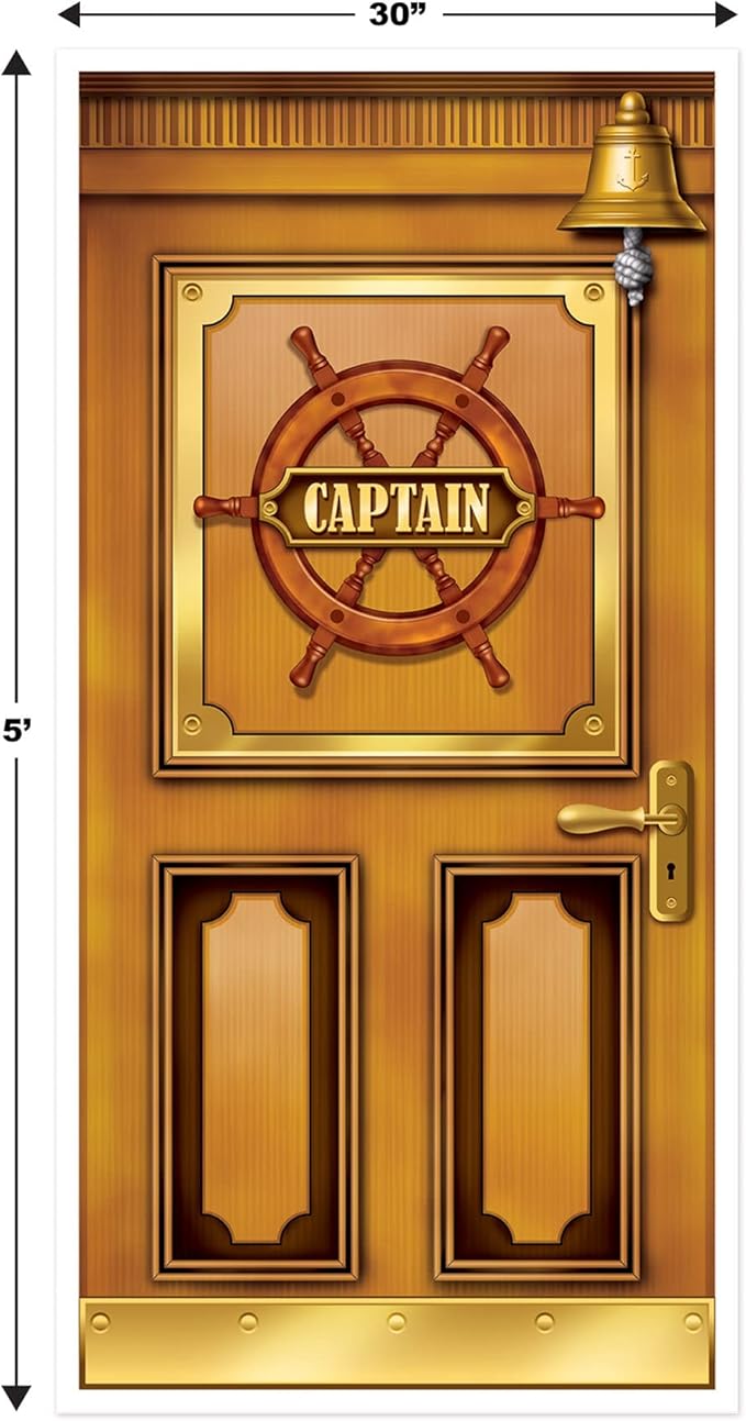 Cruise Ship Door Cover Party Accessory (1 Count) (1/Pkg)