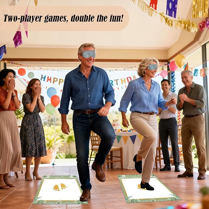 Baby Shower Party Games, Blindfold 60-Second Challenge Party Game, Indoor Outdoor Group Activity, Baby Shower Bridal Shower Party Decorations, Game for Gender Reveal Bachelorette Birthday Retirement