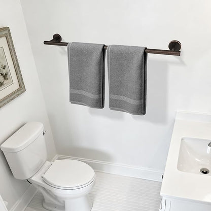 Antique 24 inch Oil Rubbed Bronze Towel Bar,Stainless Steel Towel Racks for Bathroom Wall Mounted,Bathroom Towel Holder Brushed Bronze