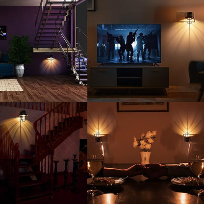 ETL Night Lights Plug Into Wall with Dusk to Dawn, Night Light Plug in Rustic Farmhouse Night Light 2700K,for Kitchen, Hallway, Bedroom