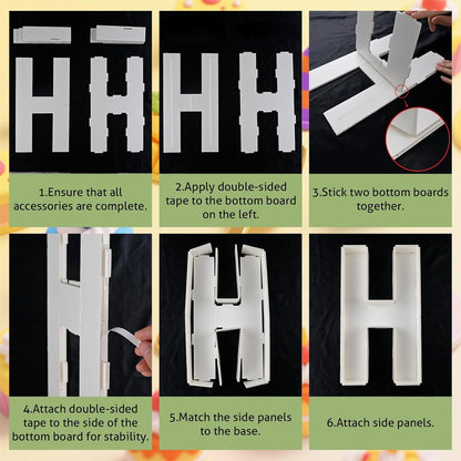 HOME Cardboard Letters for Housewarming Party Decorations, 13.7 Inch Charcuterie Letters Fillable Paper Mache Letter Trays for House Warming Decoration Party, Charcuterie Letter Fillable for New Home