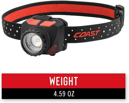 Coast FL84 575 Lumen Dual Color Focusing LED Headlamp 2-Pack