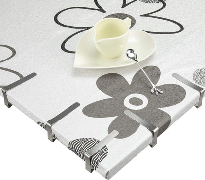 TriPole Tablecloth Clips 24 Pack Stainless Steel Table Cover Clamps Skirt Clips for Home Kitchen Restaurant Picnic Tables
