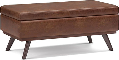 SIMPLIHOME Owen Lift Top Coffee Table Storage Ottoman