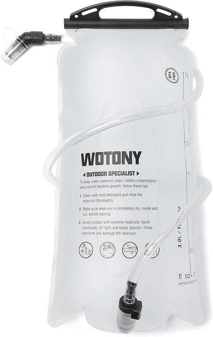 Wotony Lightweight Insulated Backpack with 2L or 3L Water Bladder Bag Daypack for Hiking Trail Running Cycling Race Marathon for Women Men