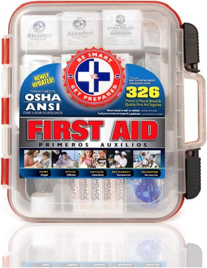 First Aiid Kit Expiry 326 Pieces Exceeds Expectations