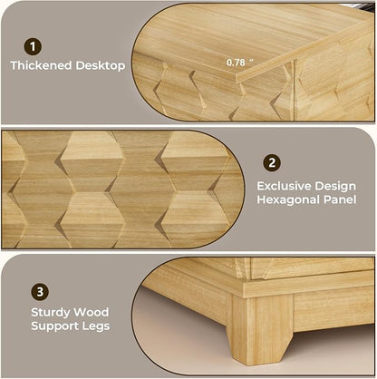 BROTTAR Lift Top Coffee Table, 31.5'' Square Coffee Table
