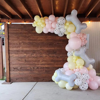 Baipian Paw Balloons, 60 Pcs Dog Paw Balloons, 12 Inch White Paw Print Balloons Pet Latex Balloons Helium for Kids Animal Dog Themed Party, Dog Birthday Decorations, Puppy Dog Themed Party Supplies